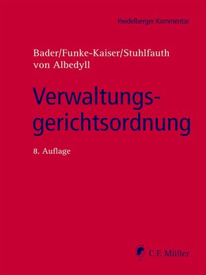 cover image of Verwaltungsgerichtsordnung, eBook